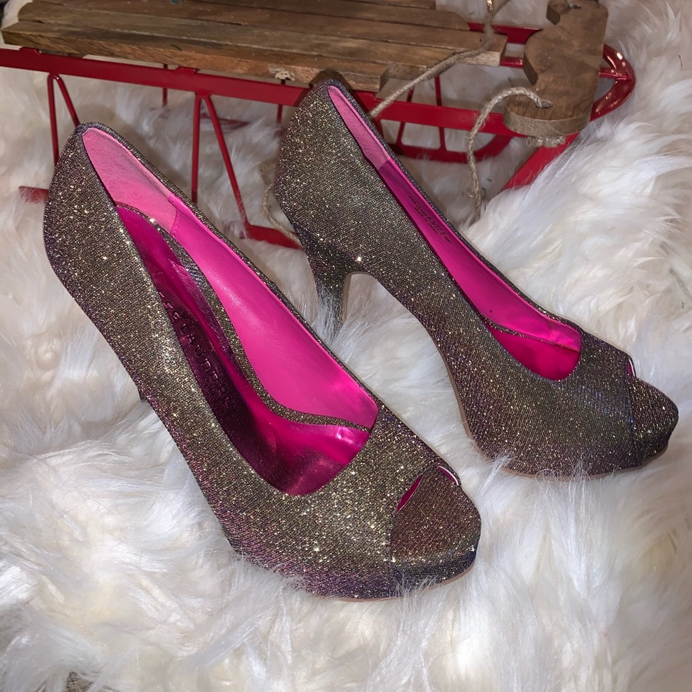 Sparky Glittery Chinese Laundry pumps